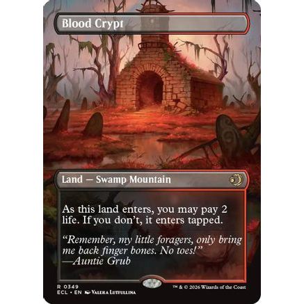 Blood Crypt (Borderless) (ECL-349) - Lorwyn Eclipsed Foil