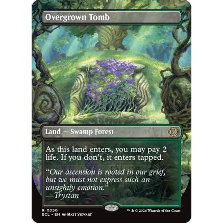 Overgrown Tomb (Borderless) (ECL-350) - Lorwyn Eclipsed