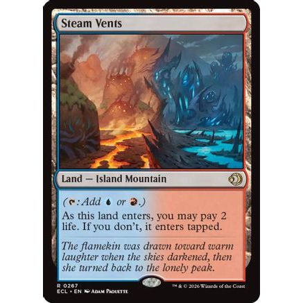 Steam Vents (ECL-267) - Lorwyn Eclipsed