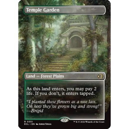 Temple Garden (Borderless) (ECL-351) - Lorwyn Eclipsed