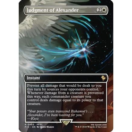 Judgment of Alexander (Borderless) (FIC-455) - Commander: FINAL FANTASY