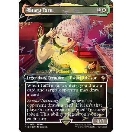 Tataru Taru (Borderless) (Chocobo Track Foil) (FIC-466) - Commander: FINAL FANTASY Foil