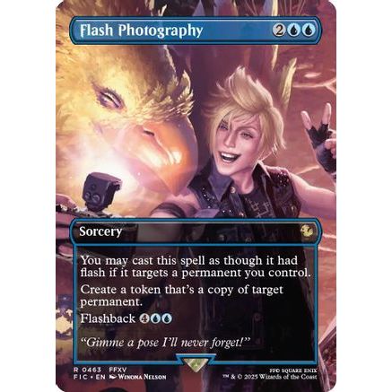 Flash Photography (Borderless) (FIC-463) - Commander: FINAL FANTASY