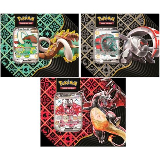 Pokémon: Scarlet and Violet - Paldean Fates Tin (One of Each) (3 Count)