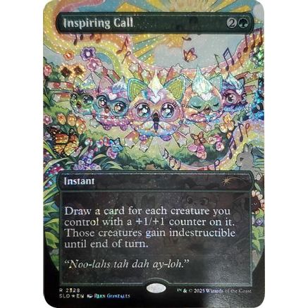 Inspiring Call (Confetti Foil) (SLD-2328) - Secret Lair Drop Series Foil