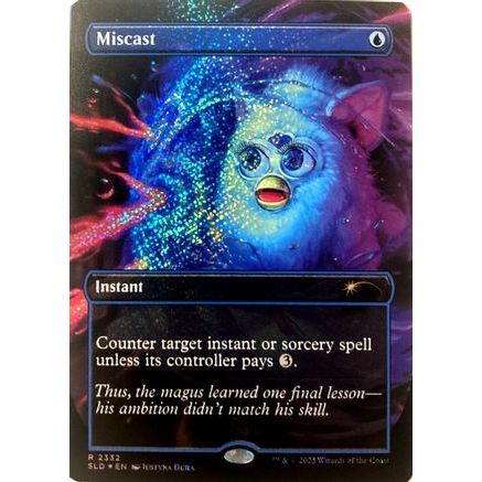 Miscast (Confetti Foil) (SLD-2332) - Secret Lair Drop Series Foil