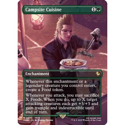Campsite Cuisine (Borderless) (FIC-464) - Commander: FINAL FANTASY Foil