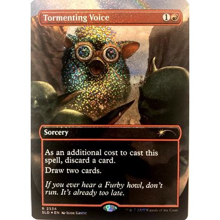Tormenting Voice (Confetti Foil) (SLD-2334) - Secret Lair Drop Series Foil