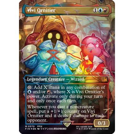 Vivi Ornitier (Borderless) (Chocobo Track Foil) (FIN-570) - FINAL FANTASY Foil