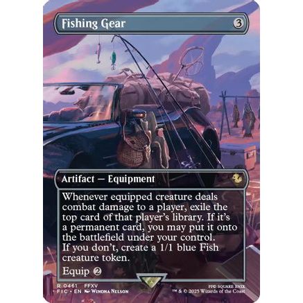 Fishing Gear (Borderless) (FIC-461) - Commander: FINAL FANTASY