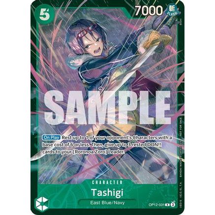 Tashigi (Store Treasure Cup 2025) (OP12-031) - One Piece Promotion Cards Foil