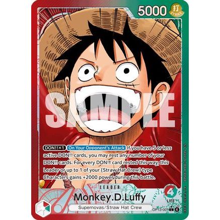 Monkey.D.Luffy (001) (Alternate Art) (OP13-001) - Carrying On His Will Foil