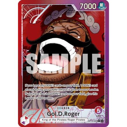 Gol.D.Roger (003) (Alternate Art) (OP13-003) - Carrying On His Will Foil