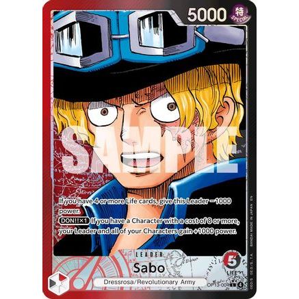Sabo (004) (Alternate Art) (OP13-004) - Carrying On His Will Foil