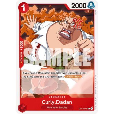 Curly.Dadan (OP13-009) - Carrying On His Will