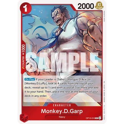 Monkey.D.Garp (OP13-016) - Carrying On His Will Foil