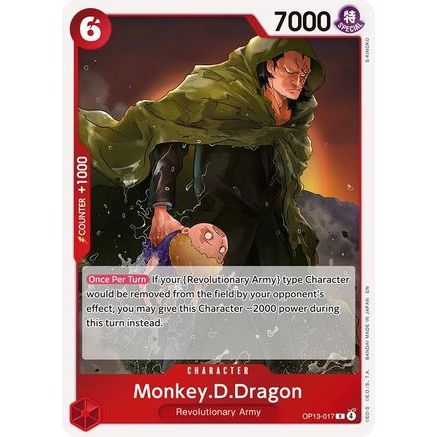 Monkey.D.Dragon (OP13-017) - Carrying On His Will Foil
