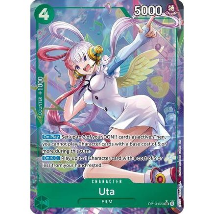 Uta (Alternate Art) (OP13-023) - Carrying On His Will Foil