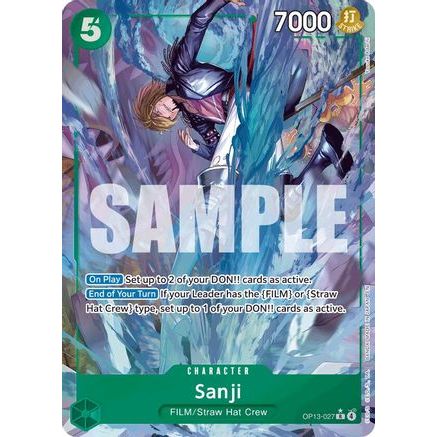 Sanji (Alternate Art) (OP13-027) - Carrying On His Will Foil