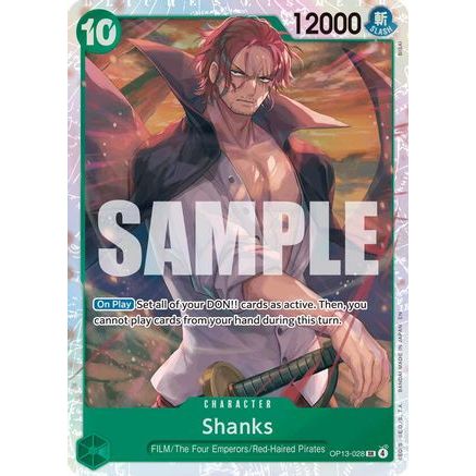 Shanks (028) (OP13-028) - Carrying On His Will Foil