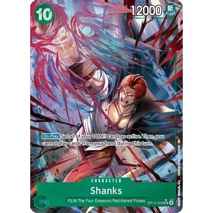 Shanks (028) (Alternate Art) (OP13-028) - Carrying On His Will Foil