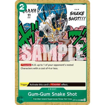 Gum-Gum Snake Shot (OP13-039) - Carrying On His Will