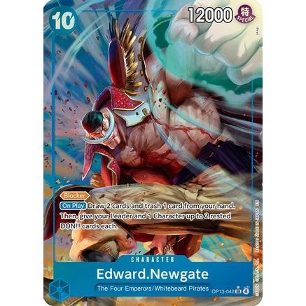 Edward.Newgate (Alternate Art) (OP13-042) - Carrying On His Will Foil