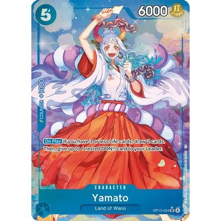 Yamato (Alternate Art) (OP13-054) - Carrying On His Will Foil