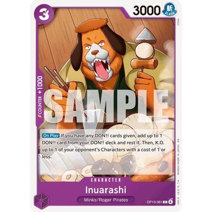 Inuarashi (OP13-061) - Carrying On His Will