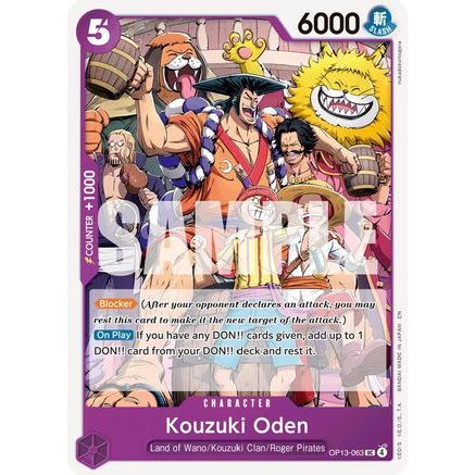 Kouzuki Oden (OP13-063) - Carrying On His Will