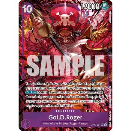 Gol.D.Roger (064) (Alternate Art) (OP13-064) - Carrying On His Will Foil
