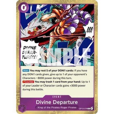Divine Departure (OP13-076) - Carrying On His Will Foil