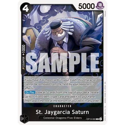 St. Jaygarcia Saturn (OP13-083) - Carrying On His Will Foil