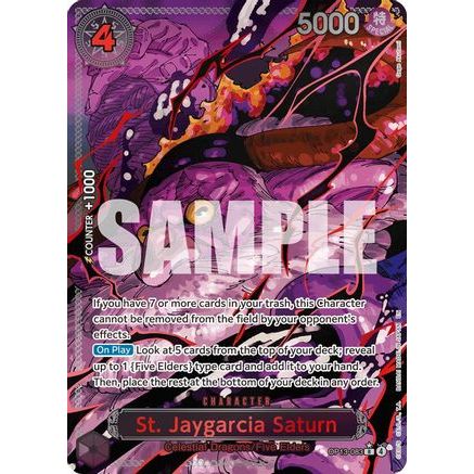 St. Jaygarcia Saturn (Parallel) (OP13-083) - Carrying On His Will Foil