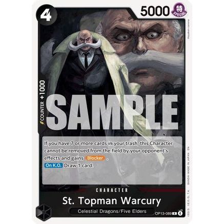 St. Topman Warcury (OP13-089) - Carrying On His Will Foil