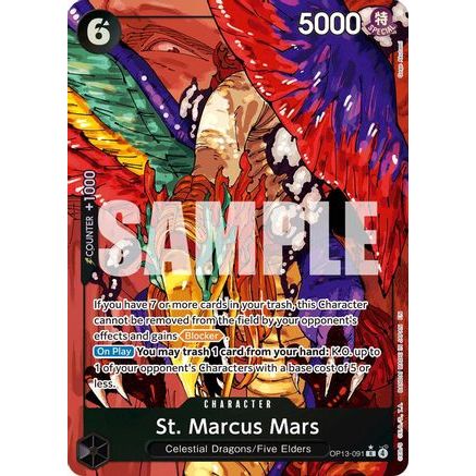 St. Marcus Mars (Alternate Art) (OP13-091) - Carrying On His Will Foil
