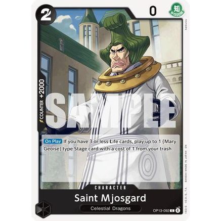 Saint Mjosgard (OP13-092) - Carrying On His Will