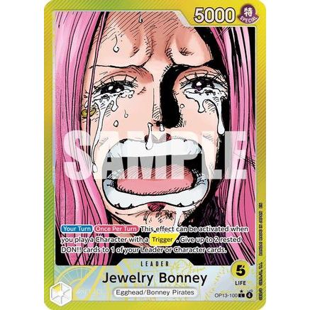 Jewelry Bonney (100) (Alternate Art) (OP13-100) - Carrying On His Will Foil