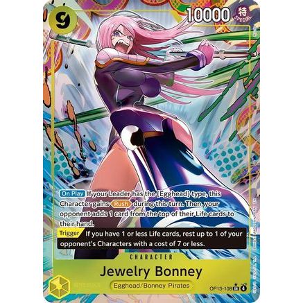 Jewelry Bonney (108) (Alternate Art) (OP13-108) - Carrying On His Will Foil