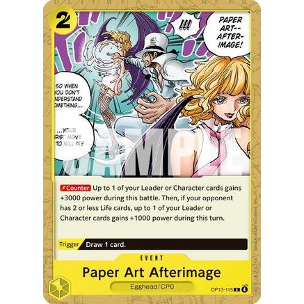 Paper Art Afterimage (OP13-115) - Carrying On His Will