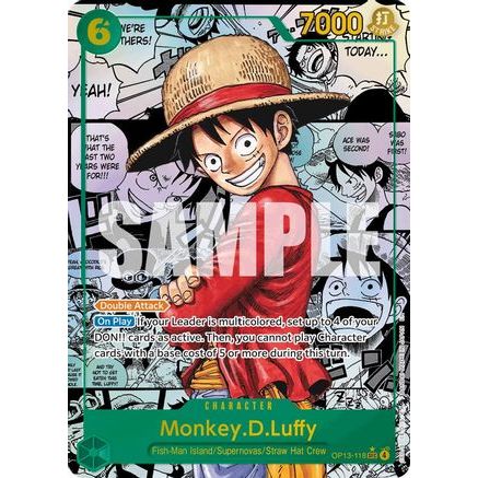 Monkey.D.Luffy (118) (Manga) (OP13-118) - Carrying On His Will Foil