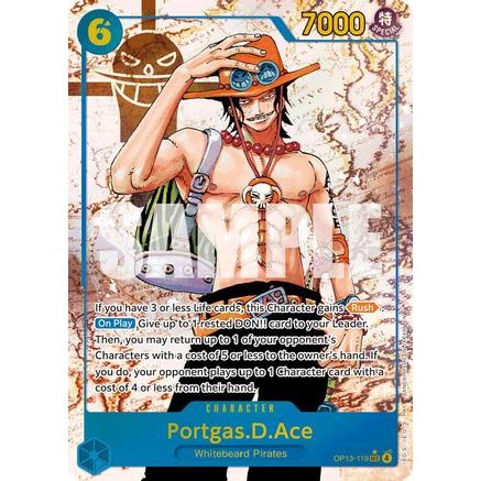 Portgas.D.Ace (119) (Parallel) (OP13-119) - Carrying On His Will Foil