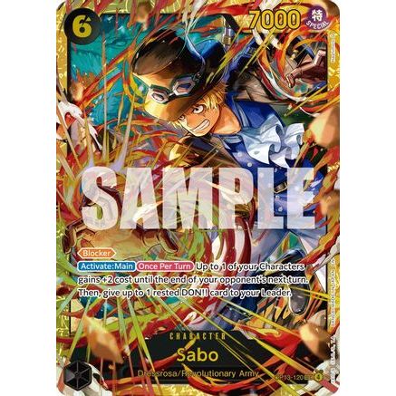 Sabo (120) (SP) (OP13-120) - Carrying On His Will Foil