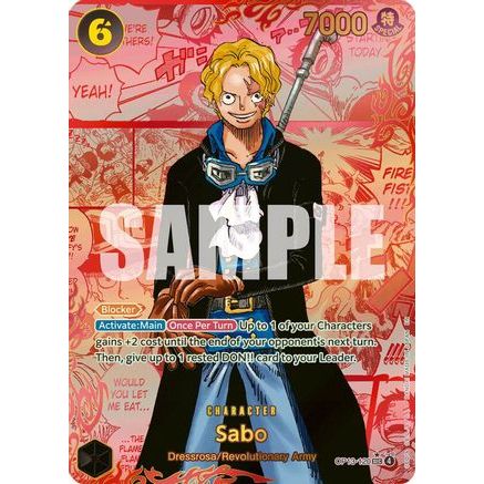 Sabo (120) (3rd Anniversary) (OP13-120) - Carrying On His Will Foil