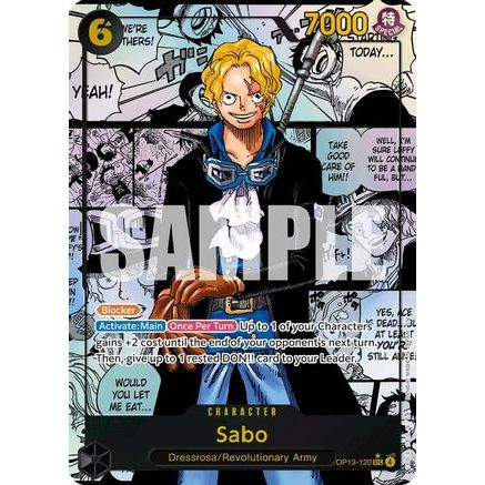 Sabo (120) (Manga) (OP13-120) - Carrying On His Will Foil