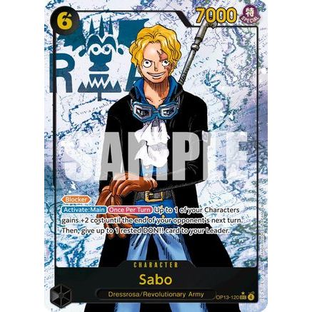 Sabo (120) (Parallel) (OP13-120) - Carrying On His Will Foil