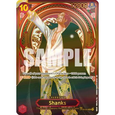 Shanks - OP09-004 (SP) (Gold) (OP09-004) - Carrying On His Will Foil
