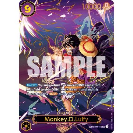 Monkey.D.Luffy - OP09-119 (SP) (OP09-119) - Carrying On His Will Foil