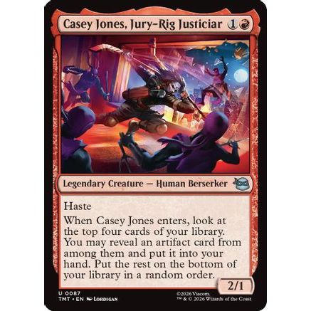 Casey Jones, Jury-Rig Justiciar (TMT-087) - Teenage Mutant Ninja Turtles