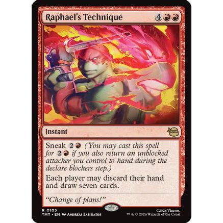 Raphael's Technique (TMT-105) - Teenage Mutant Ninja Turtles Foil